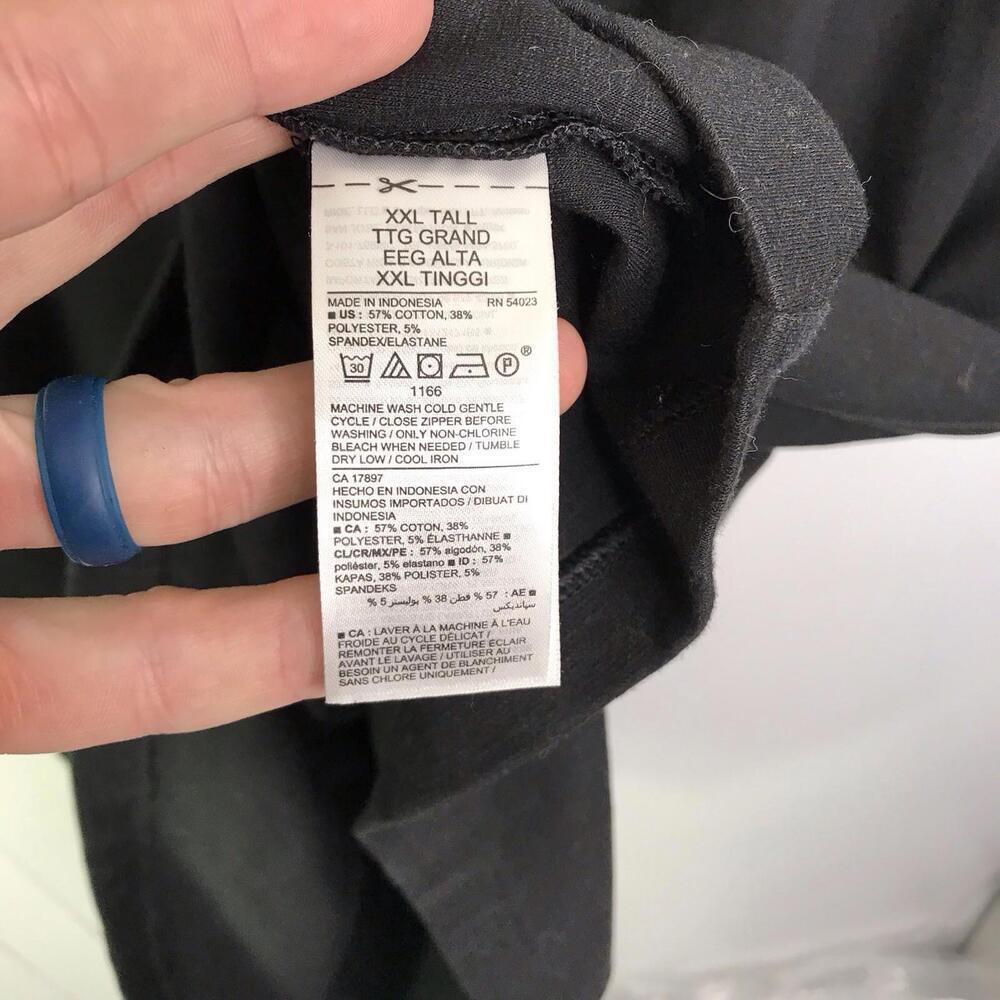 Old Navy Dress Womens XXL Tall Short Sleeve Knit Sheath Stretch Black Capsule - Picture 5 of 9